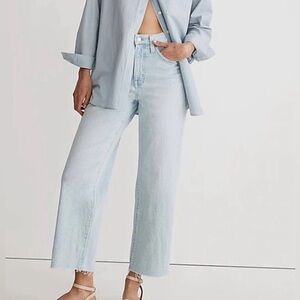 Madewell The Perfect Vintage Wide-Leg Crop Jean 30T